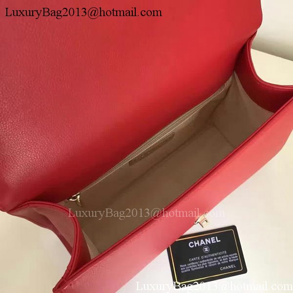 Chanel Flap Shoulder Bag Original Leather A24600 Red