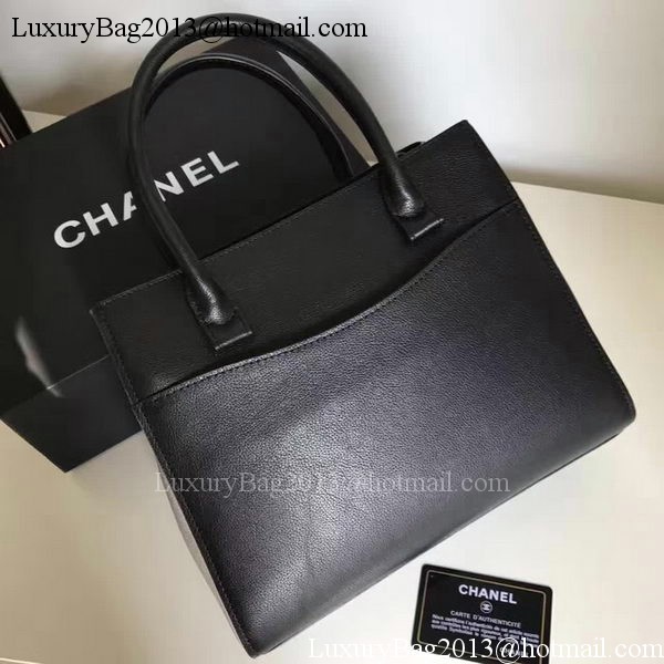 Chanel Tote Bag Original Sheepskin Leather A24601 Black