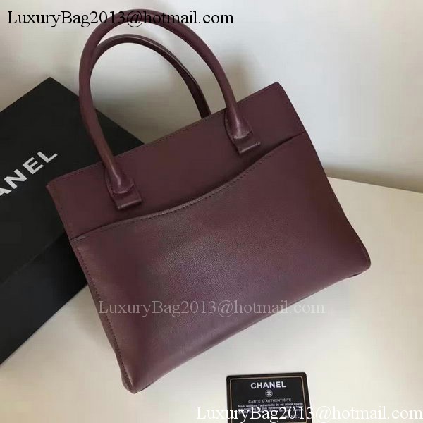 Chanel Tote Bag Original Sheepskin Leather A24601 Wine