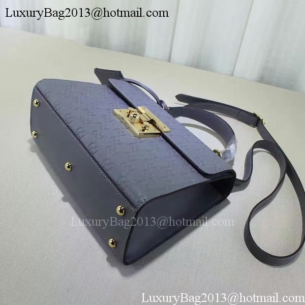 Gucci Padlock Gucci Signature Top Handle Bag 453188 Purple