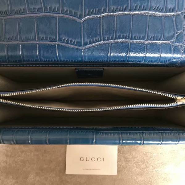 Gucci Dionysus GG Supreme Canvas Shoulder Bag 4003348 Blue