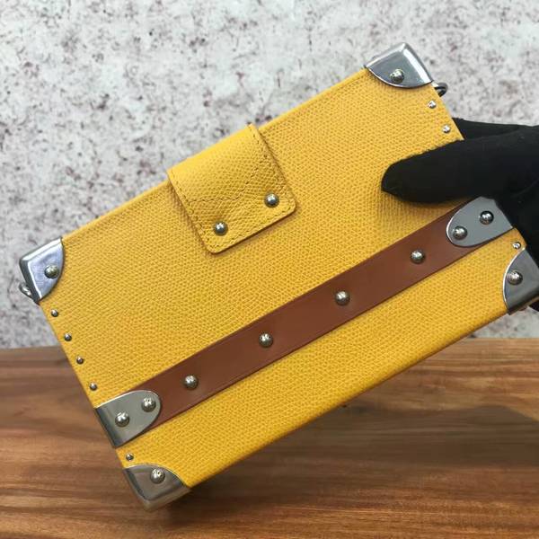Louis Vuitton Epi Leather Petite Malle Studs 40273 Yellow