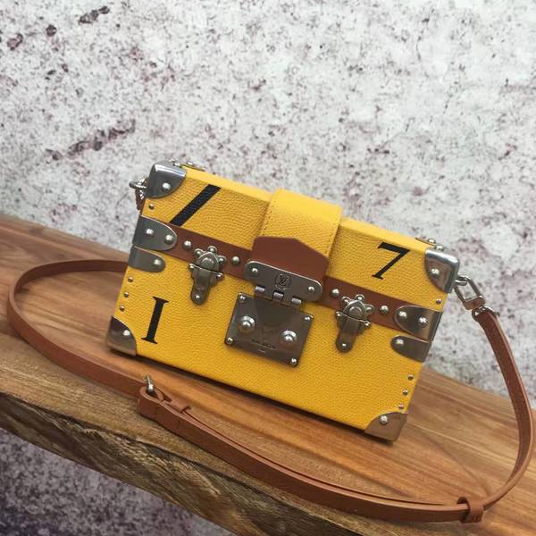 Louis Vuitton Epi Leather Petite Malle Studs 40273 Yellow