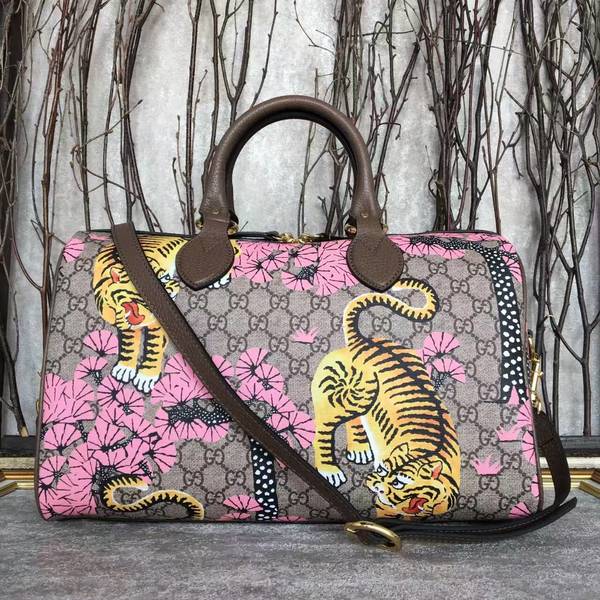 Gucci GG Canvas Boston Bags Tiger Prints 409527