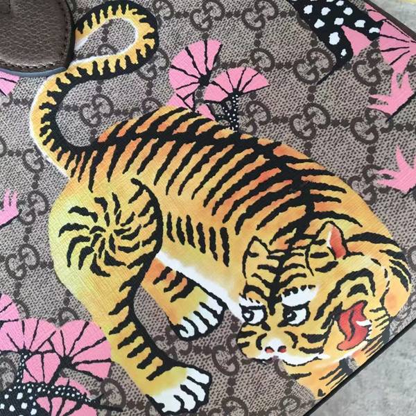 Gucci GG Canvas Boston Bags Tiger Prints 409527