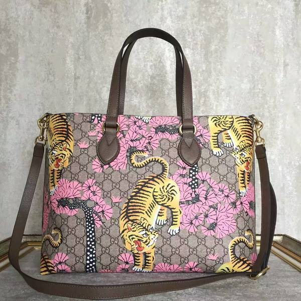 Gucci GG Canvas Tote Bags Tiger Prints 453705