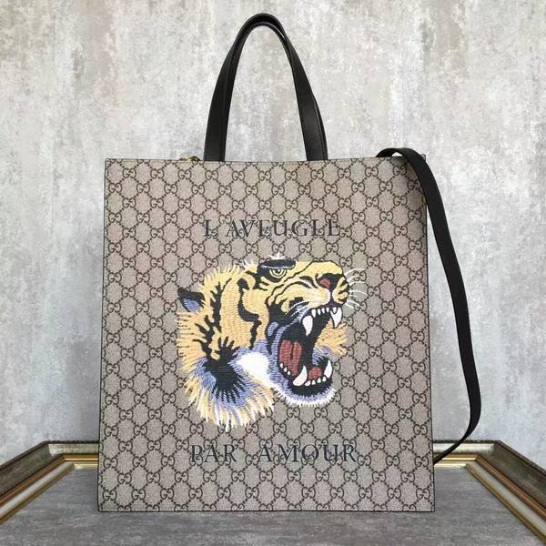 Gucci Now GG Canvas Tote Bags 450950 Tiger