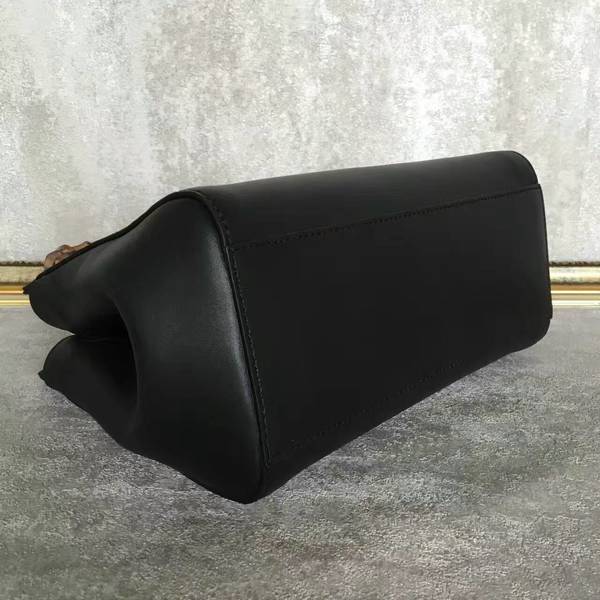 Gucci Nymphea Mini Top Handle Bag Cowhide Leather 453767 Black