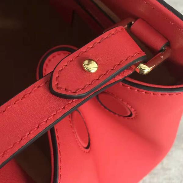 Gucci Nymphea Mini Top Handle Bag Cowhide Leather 453767 Red