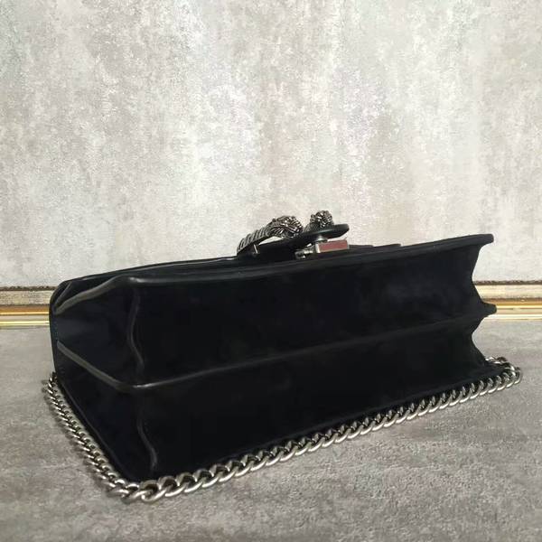 Gucci Dionysus Suede Leather Mini Shoulder Bag 400249 Black
