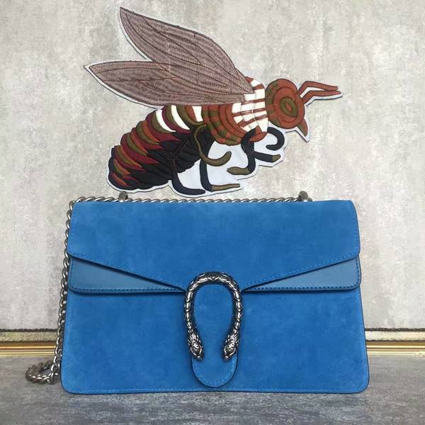 Gucci Dionysus Suede Leather Mini Shoulder Bag 400249 Blue