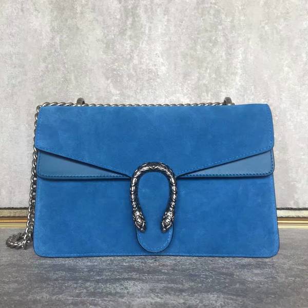 Gucci Dionysus Suede Leather Mini Shoulder Bag 400249 Blue