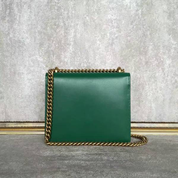 Gucci GG Original Marmont Leather Shoulder Bag 431384A Green