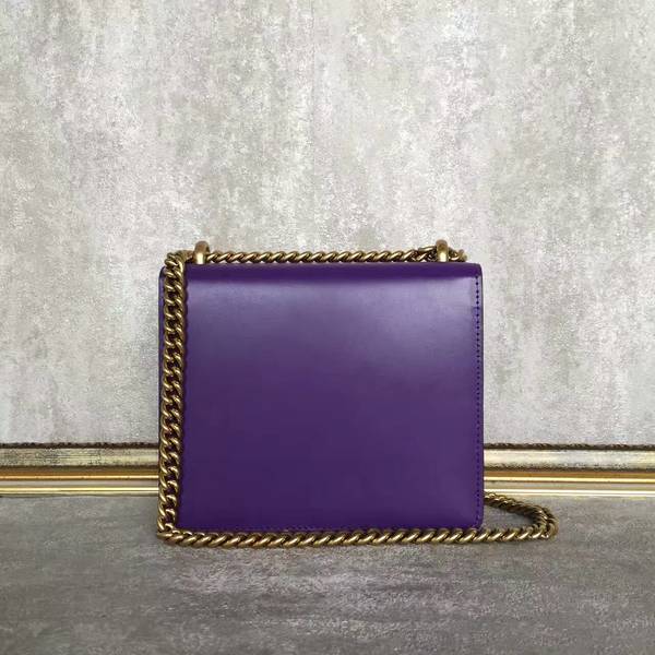 Gucci GG Original Marmont Leather Shoulder Bag 431384A Purple