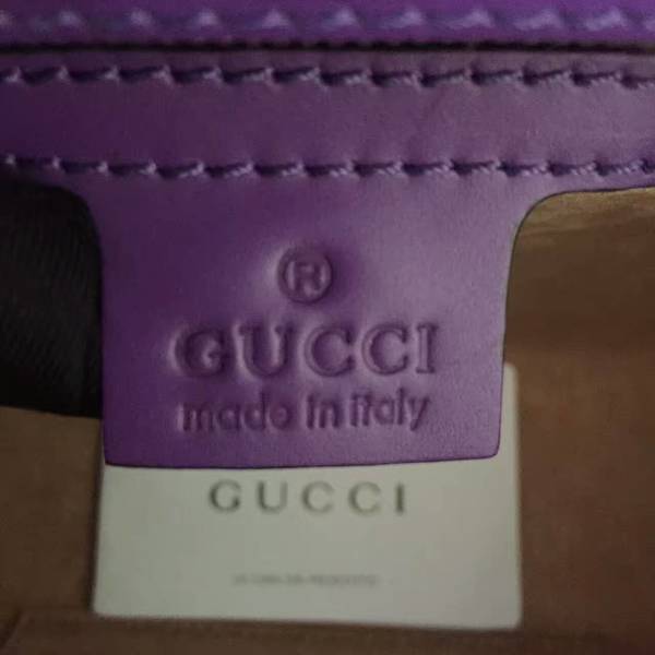 Gucci Padlock Series Gucci Signature Shoulder Bag 409486 Purple