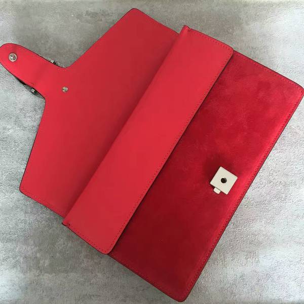 Gucci Dionysus Suede Leather Clutches 415155 Red