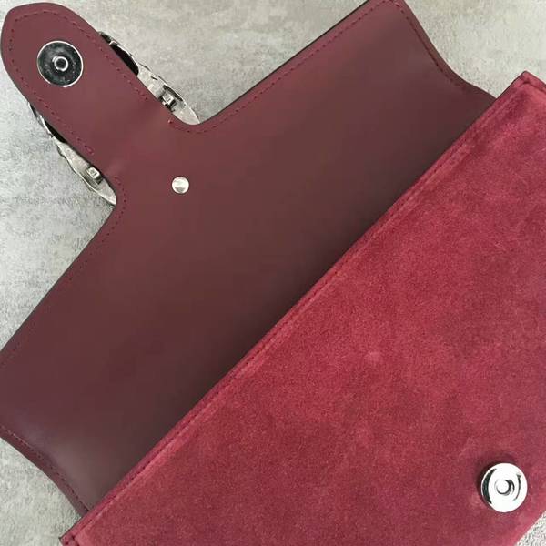 Gucci Dionysus Suede Leather Clutches 415160 Red