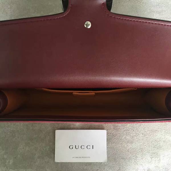 Gucci Dionysus Suede Leather Clutches 415160 Red