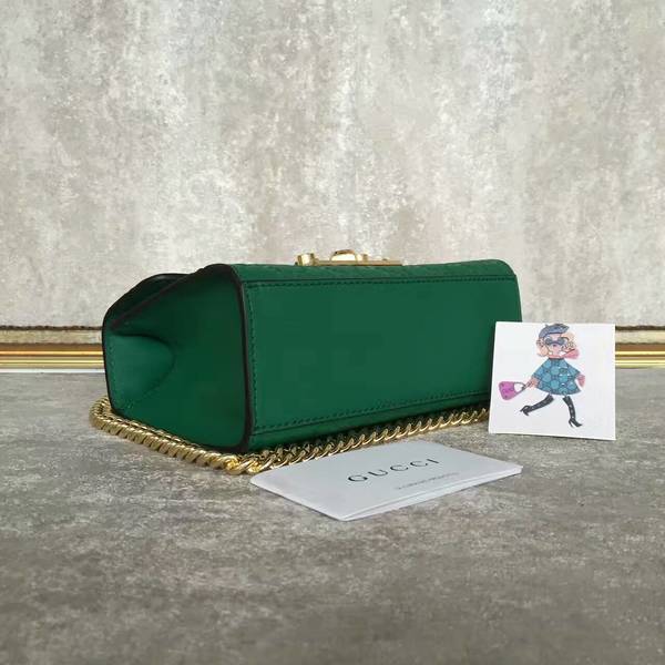 Gucci Padlock Gucci Signature Mini Shoulder Bag 409487A Green