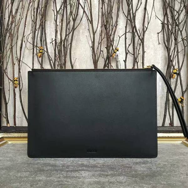 Gucci Bee Clutches 445597 Black