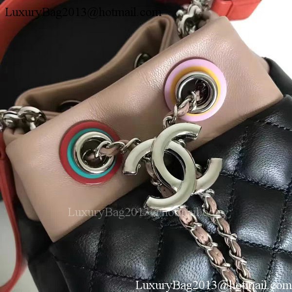 Chanel Hobo Bag Original Sheepskin Leather A95182 Black