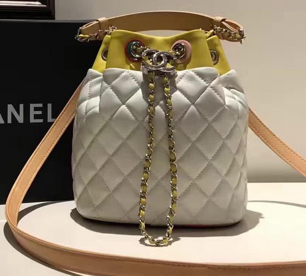 Chanel Hobo Bag Original Sheepskin Leather A95182 White