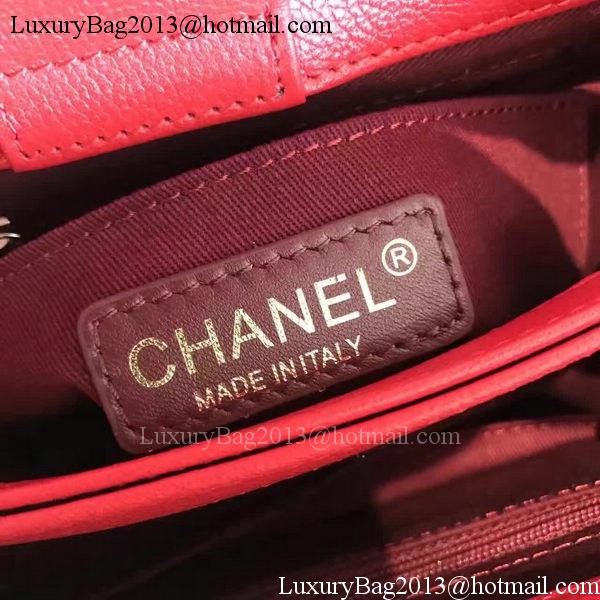 Chanel Tote Bag Original Leather A66309 Red