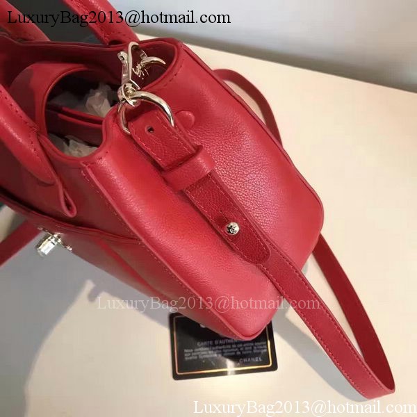 Chanel Tote Bag Original Leather A66309 Red