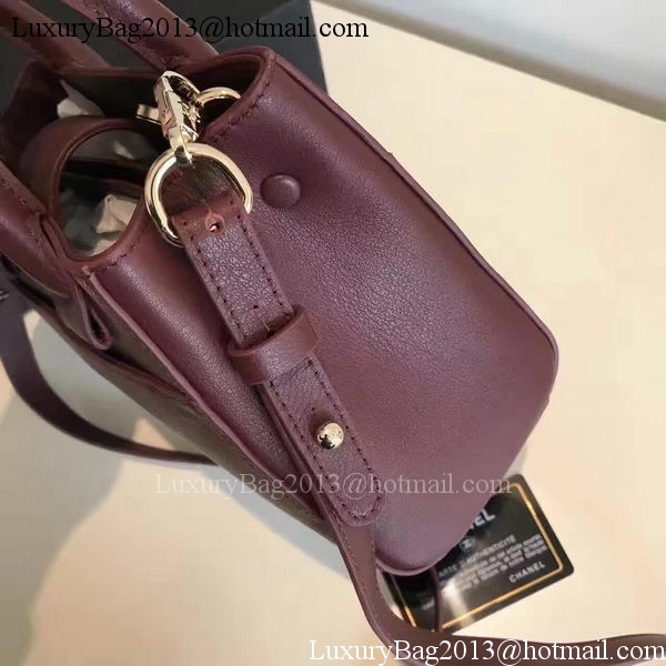 Chanel Tote Bag Original Leather A66309 Wine