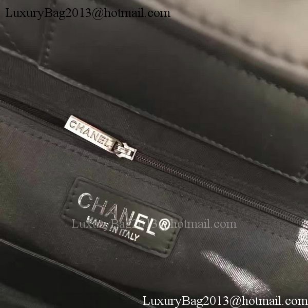 Chanel Tote Bag Sheepskin Leather A36985 Black