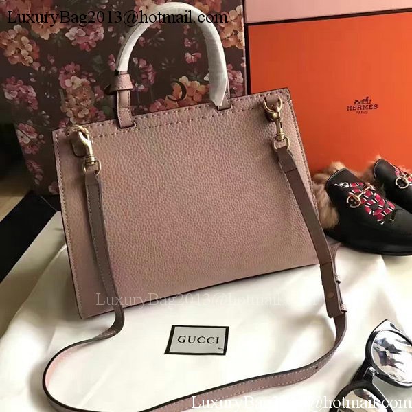 Gucci GG Marmont Leather Top Handle Bag 421890 Apricot