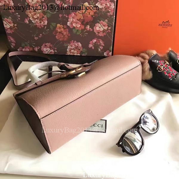 Gucci GG Marmont Leather Top Handle Bag 421890 Apricot