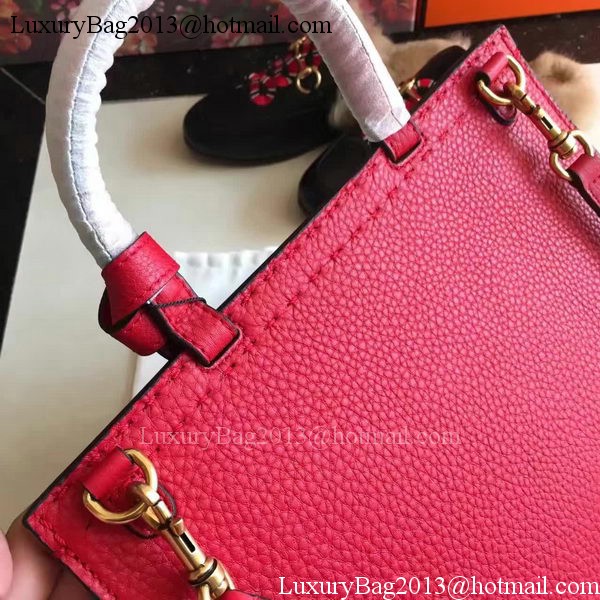 Gucci GG Marmont Leather Top Handle Bag 421890 Red