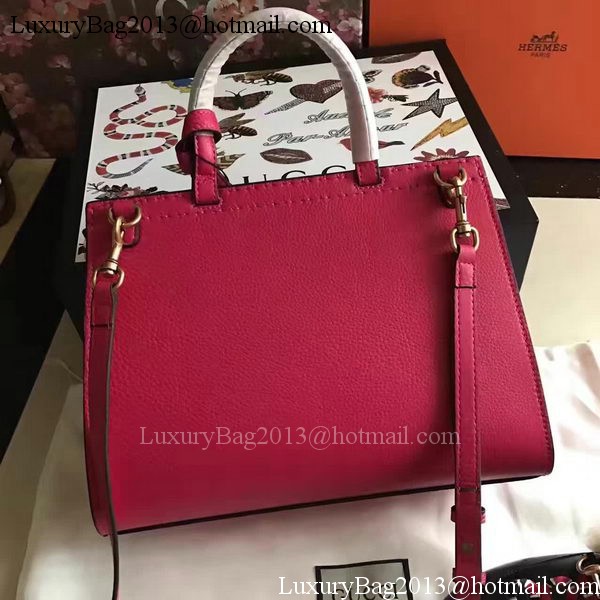 Gucci GG Marmont Leather Top Handle Bag 421890 Rose