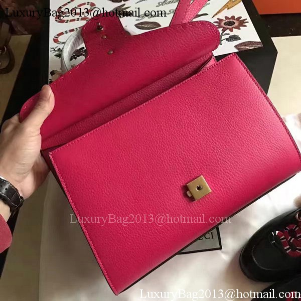 Gucci GG Marmont Leather Top Handle Bag 421890 Rose