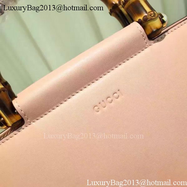 Gucci Nymphaea Leather Top Handle Bag 453766 Pink