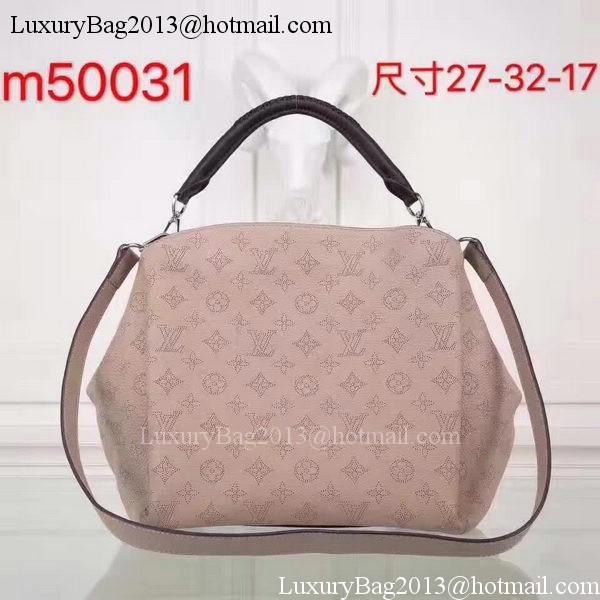 Louis Vuitton Mahina Leather BABYLONE CHAIN BB Bag M51223 Apricot