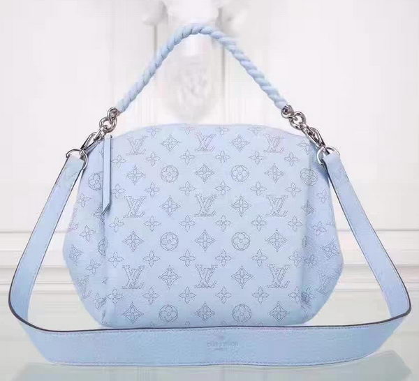 Louis Vuitton Mahina Leather BABYLONE CHAIN BB Bag M51223 Blue