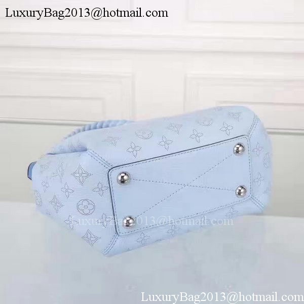 Louis Vuitton Mahina Leather BABYLONE CHAIN BB Bag M51223 Blue