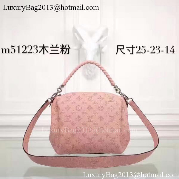 Louis Vuitton Mahina Leather BABYLONE CHAIN BB Bag M51223 Pink