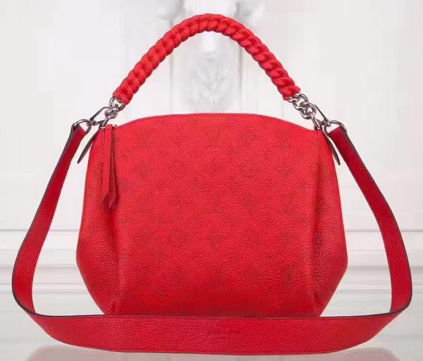 Louis Vuitton Mahina Leather BABYLONE CHAIN BB Bag M51223 Red