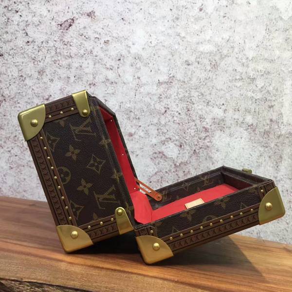 Louis Vuitton Monogram Canvas Treasure Box 40666 Red