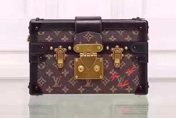 Louis Vuitton Petite Malle Monogram Canvas Bag M86286