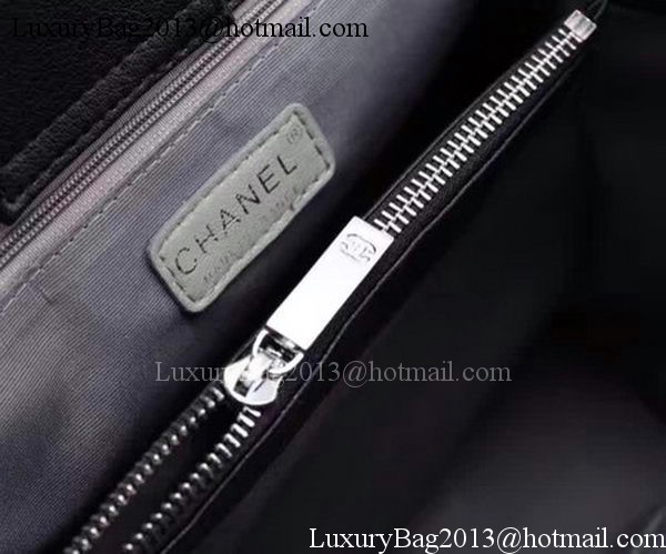 Chanel Tote Bag Calfskin Leather A6573 Black