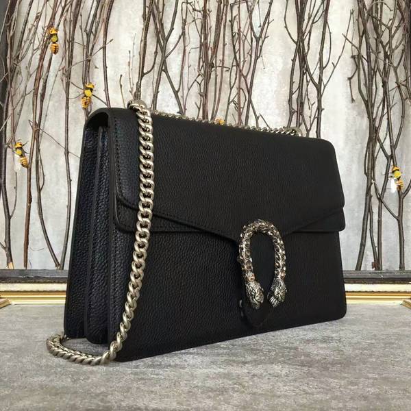 Gucci Dionysus Lichee Pattern Shoulder Bag 403348 Black