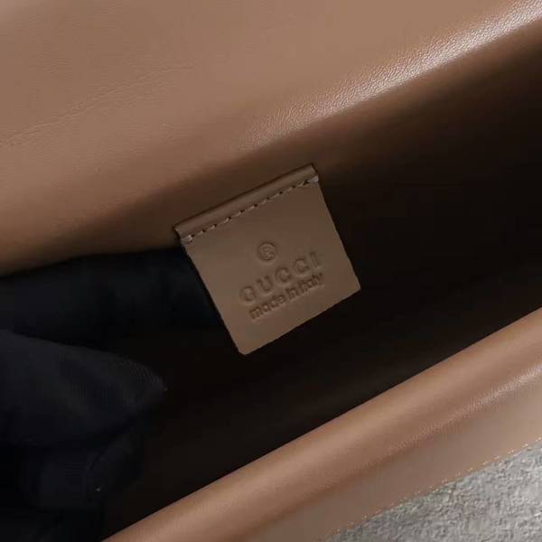 Gucci Dionysus Suede Leather Clutches 415155 Camel