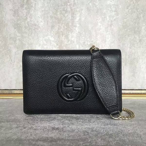 Gucci Padlock Series Shoulder Bag 400313A Black