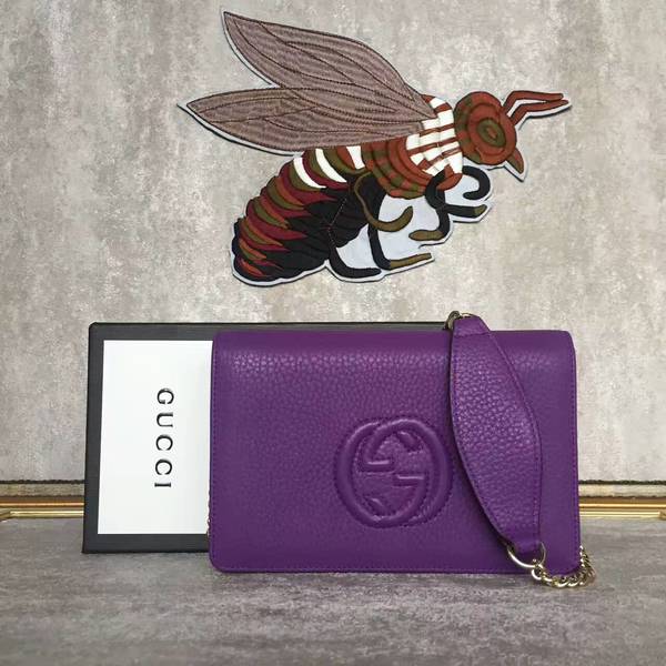 Gucci Padlock Series Shoulder Bag 400313A Purple