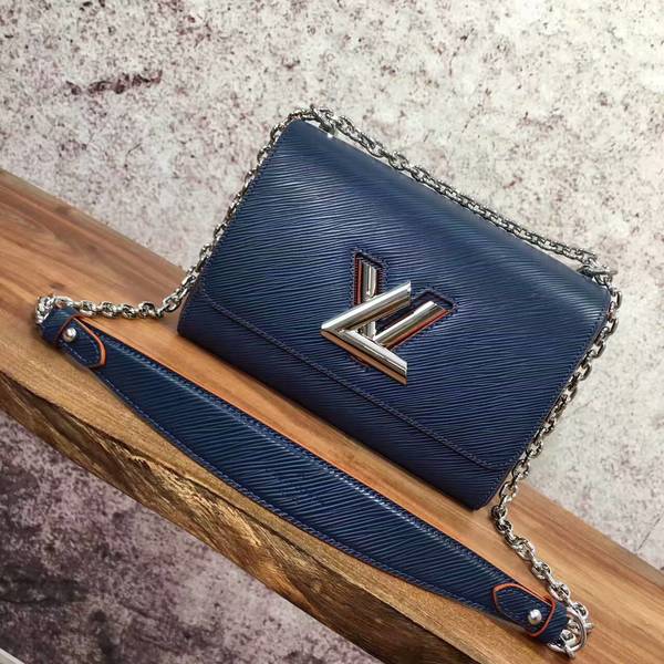 Louis Vuitton TWIST EPI Leather Bag 50271 Dark Blue