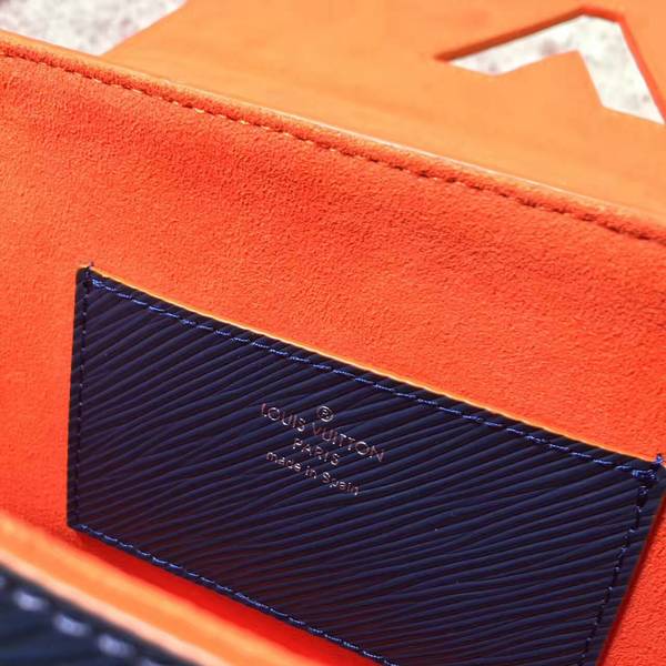 Louis Vuitton TWIST EPI Leather Bag 50271 Dark Blue